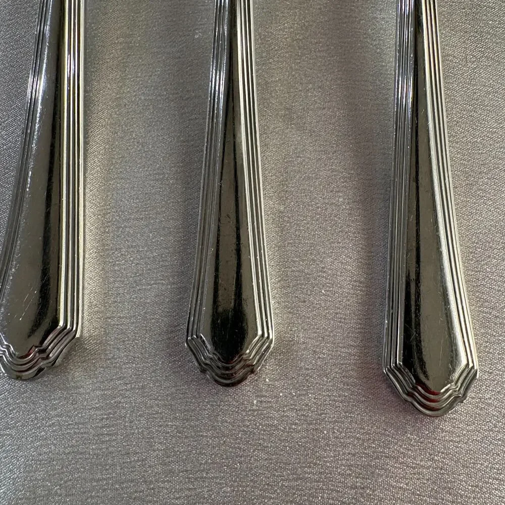 Lenox Archway Stainless 18/10 Flatware Replacement Lot - 5 Pieces Glossy Scallop